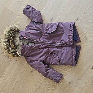 Mini Boden  Purple Winter Jacket Age 3/4